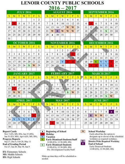 Lenoir County Court Calendar